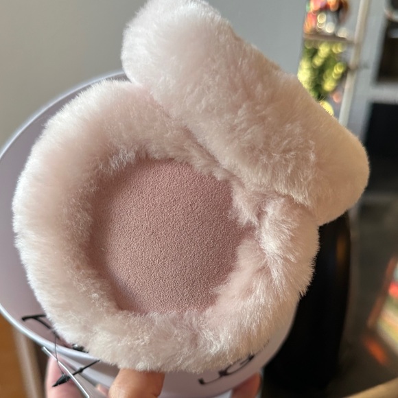 UGG Pink Fluffy Earmuffs - Picture 6 of 10